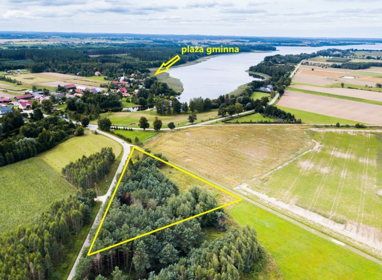 Atrakcyjna działka pod turystykę nad jeziorem Makosieje