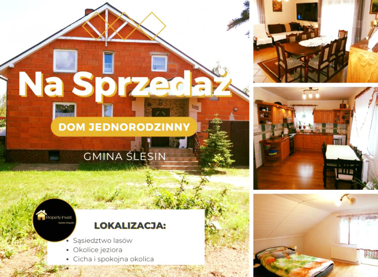 Okolice Ślesina – Dom Jednorodzinny Ślesin