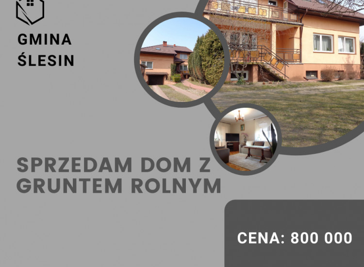 Gmina Ślesin – Dom jednorodzinny wśród jezior Ślesin