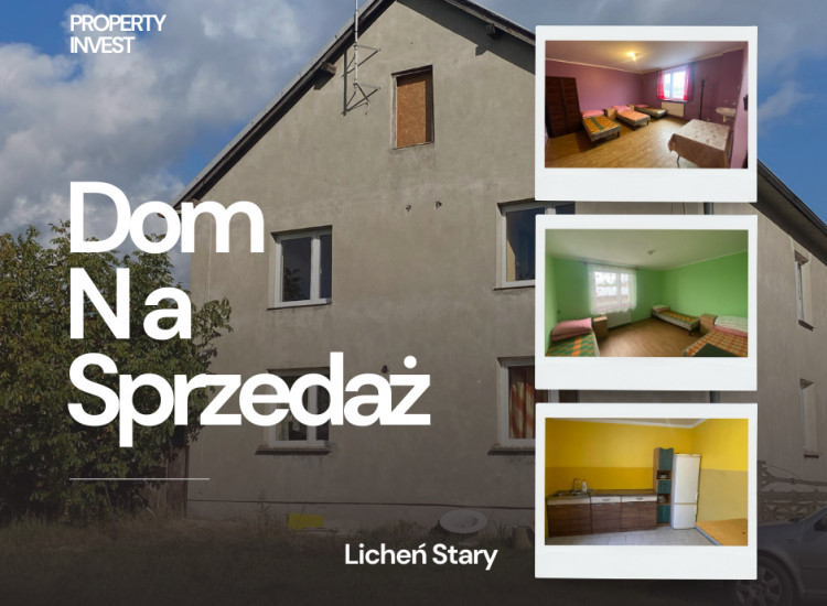 Licheń Stary – Dom Mieszkalny lub Pod Inwestycję Licheń Stary