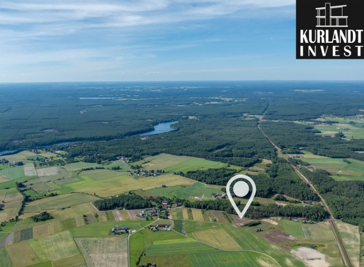 Działka 1558m² Okoniny Nadjeziorne Bory Tucholskie Okoniny Nadjeziorne