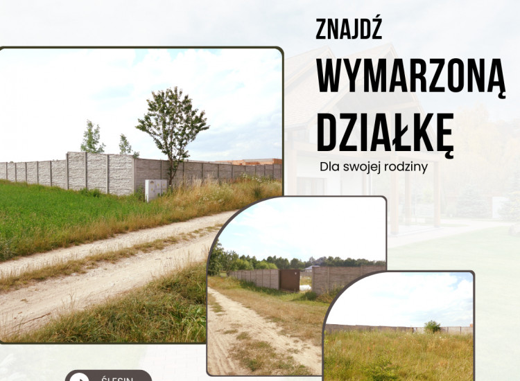 Gmina Ślesin – Działka Budowlana Ślesin