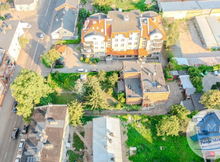 Działka 1273 m² pod zabudowę mieszkaniową wielorodzinną lub usługową MPZP Włocławek