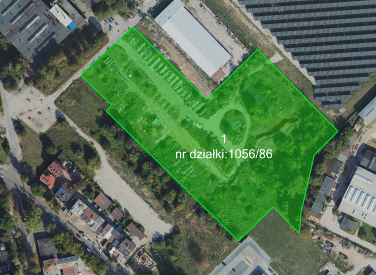 Działka przemysłowa/inwestycyjna - 24592,8 m² Hajnówka
