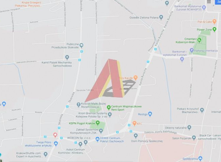 Działka Kraków Podgórze, Skotniki ul. Dobrowolskiego Kraków