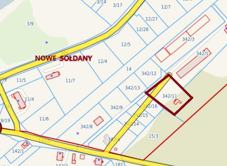 Działka Nowe Sołdany Sołdany