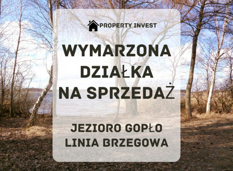 Jezioro Gopło – Działka z linią brzegową Połajewo