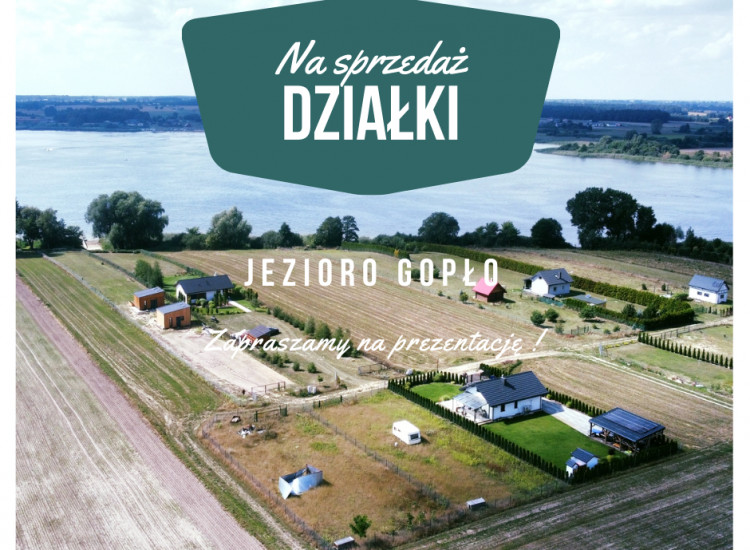 Działki nad jeziorem Gopło Połajewek