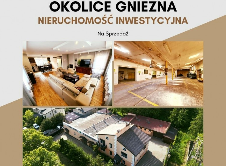 Nieruchomość mieszkalna z halą produkcyjną Kłecko
