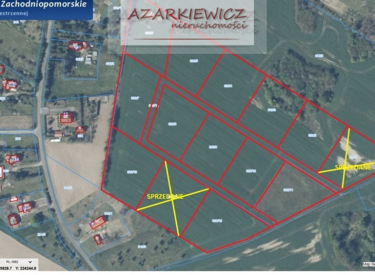 Działka Kolonia myśliborzyce Kolonia Myśliborzyce