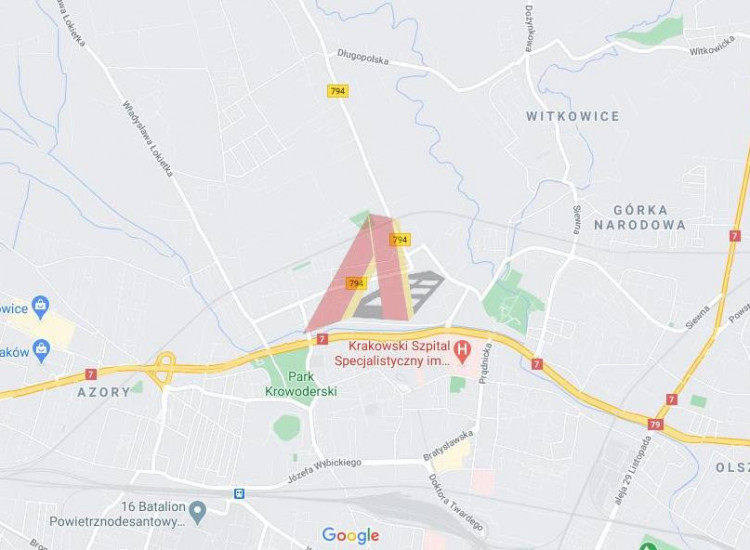 Działka Kraków Krowodrza, Krowodrza ul. Łokietka Kraków