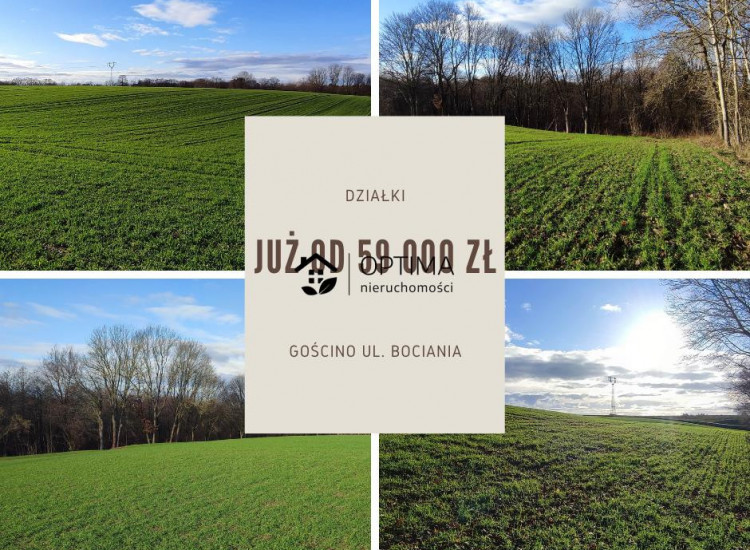Działka Gościno-Dwór ul. Bociana Nowy Dwór Gdański