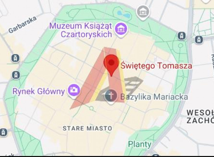 Mieszkanie Kraków Stare Miasto ul. św. Tomasza Kraków