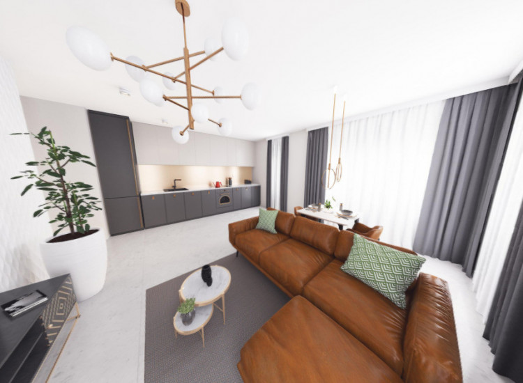 Luksusowy apartament z widokiem na rzekę Szczecin