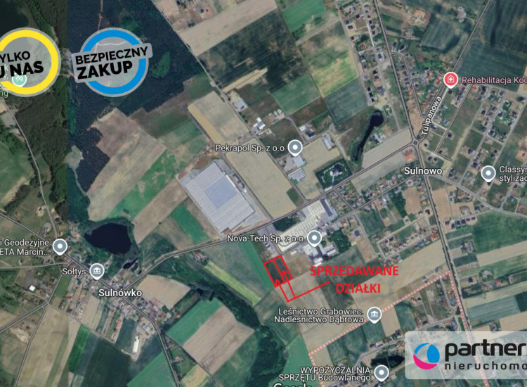 Działka Sulnowo ul.   Sulnowo