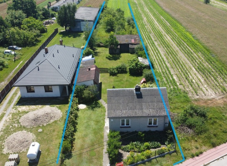 Dom 50 m2  na działce w m. Babilon gm. Lipsko. Babilon