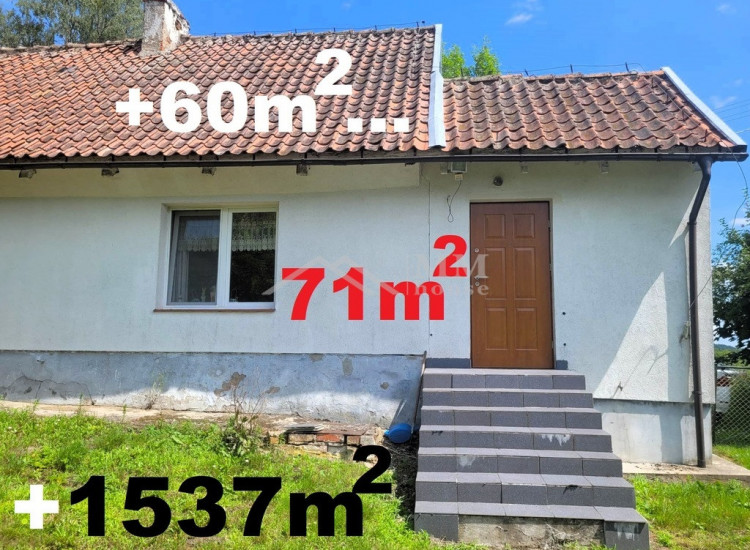 DOM Pół bliźniaka 71m2 + ładna działka 1500m2 Jeziora Wielkie