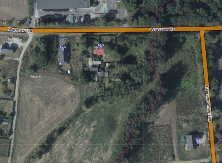 DZIAŁKA 862 M2 PYRZYCE UL. WARSZAWSKA. Pyrzyce