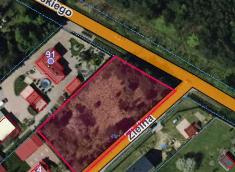 Działka Lutomiersk ul. Kilińskiego Lutomiersk