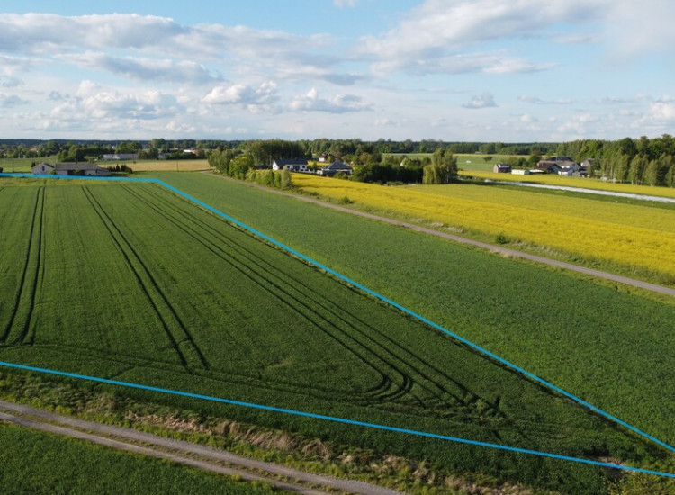 Działka 14816 m2 z WZ w gm. Przyłęk pow. Zwoleń. Grabów nad Wisłą