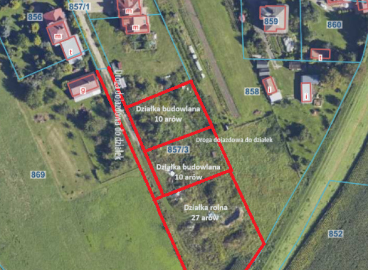 Sprzedam działki, budowlane, uzbrojone z warunkami zabudowy Przemyśl