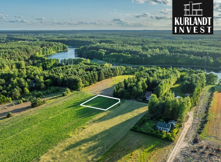 Działka  986 m² pomiędzy jeziorami WZ Cekcyn