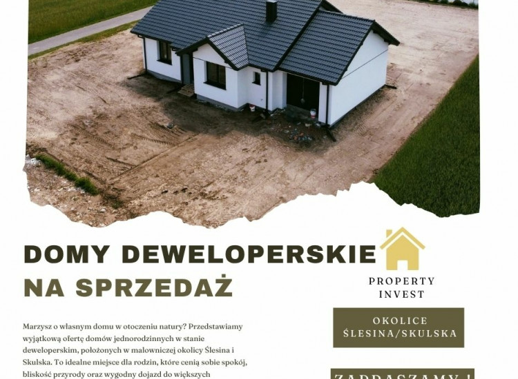 Domy deweloperskie – Okolice Ślesina, Skulska Skulsk