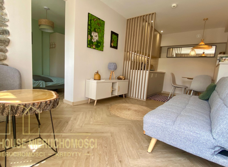 przytulny apartament na sprzedaż, idealny zarówno do inwestycji w wynajem krótkoterminowy, jak i na własne użytkowanie Ustroń
