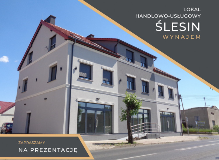 ŚLESIN – NOWE LOKALE BIUROWO/USŁUGOWE Ślesin