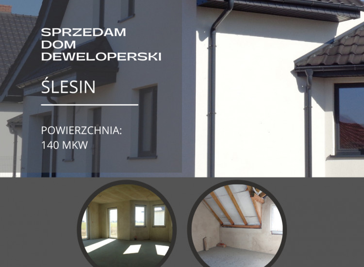 Ślesin – Dom deweloperski do własnej aranżacji Ślesin