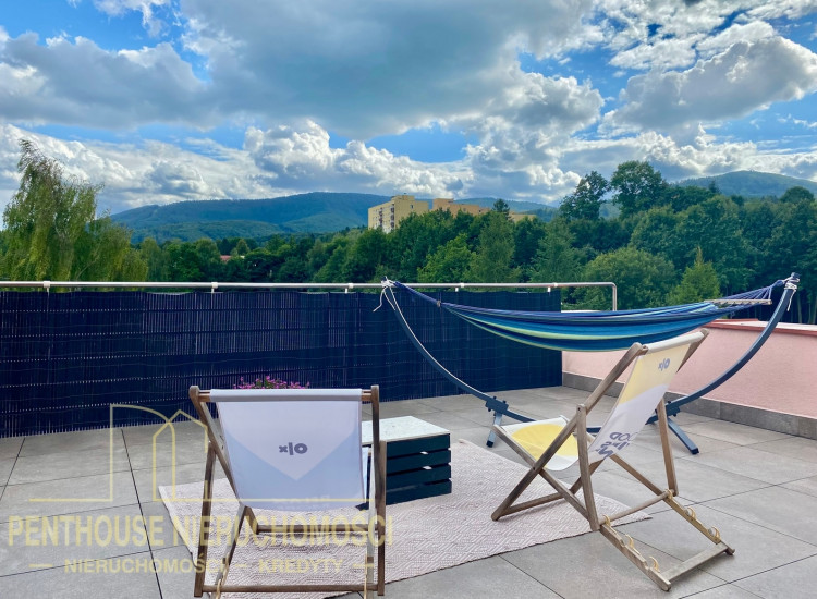 Widokowy Penthouse z tarasem na dachu w centrum Ustroń