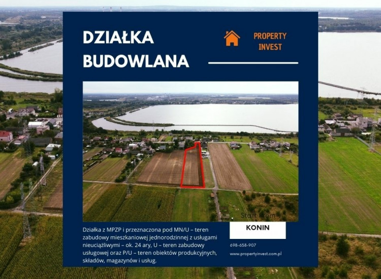 Konin– Działka w okolicy jezior Konin
