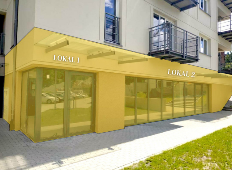 Dwa lokale/1 KW - Zainwestuj lub kup pod swój "B" Przemyśl