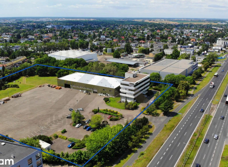 Kompleks biurowy magazynowy 1592m2 z magazynem i parkingiem Poznań