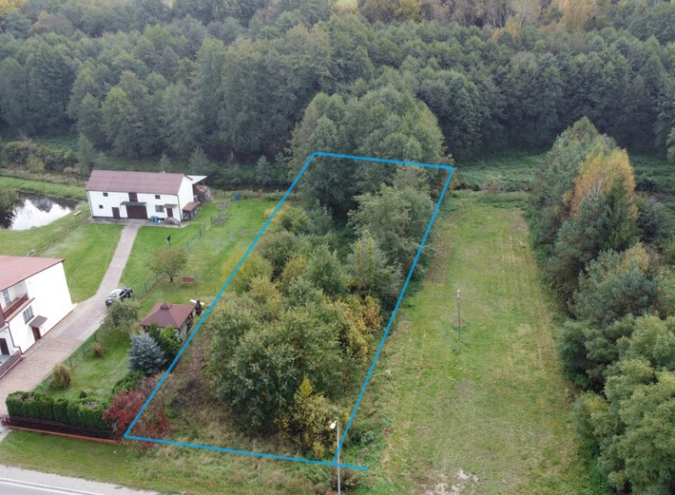 Działka 1441 m2 prze drodze 747 w Lipie Miklas. Lipa-Miklas