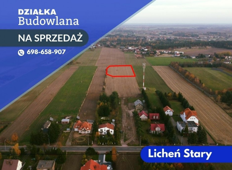 Licheń Stary - Działka budowlana z potencjałem Licheń Stary