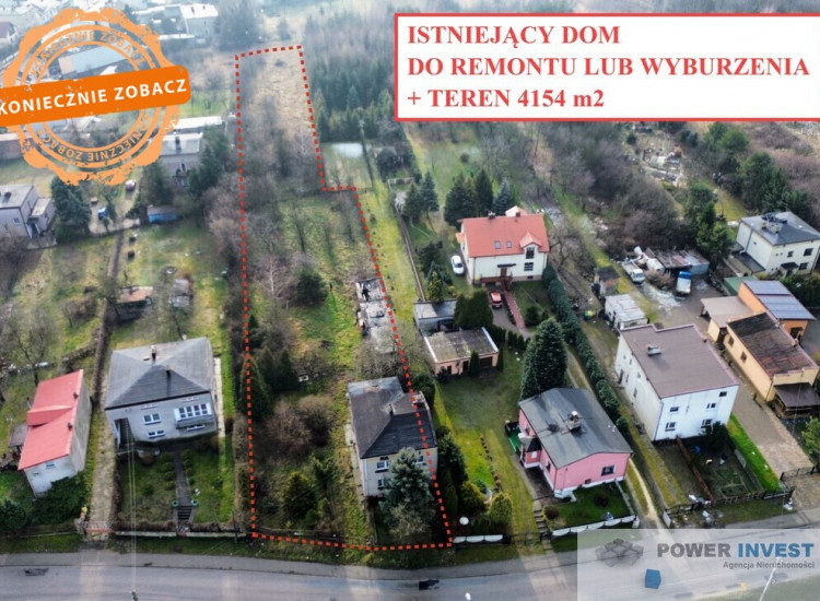 DOM+2 DZIAŁKI/ PONAD 4100m2 / SUPER CENA Sarnów