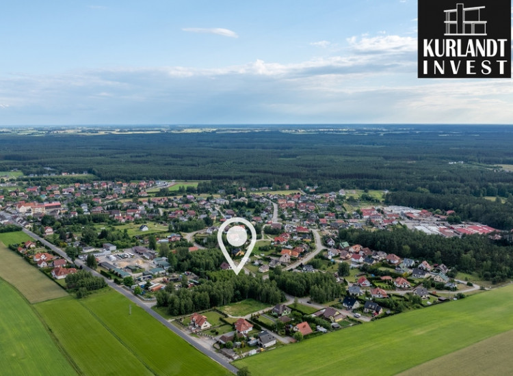 Działka usługowo - mieszkaniowa 1.284 m² Osie Osie