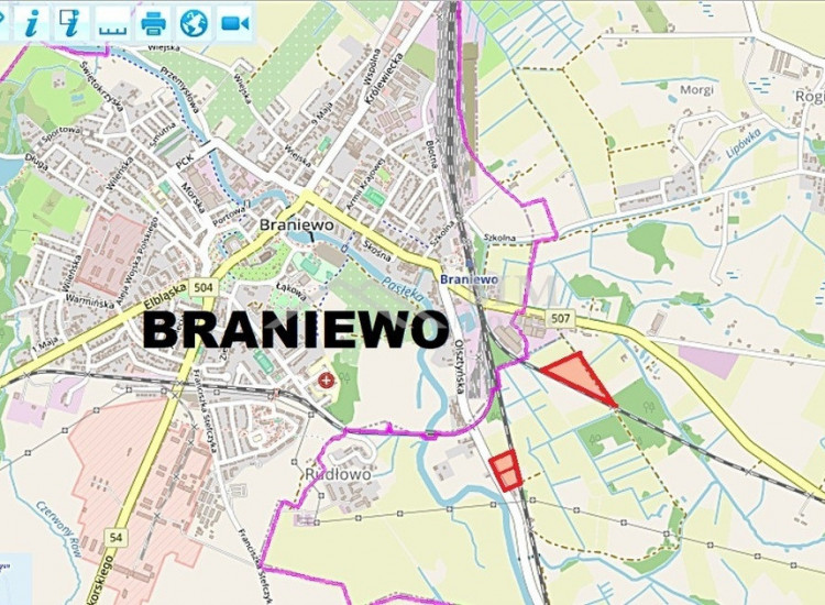 Działka rolna z potencjałem 3,21 ha Braniewo