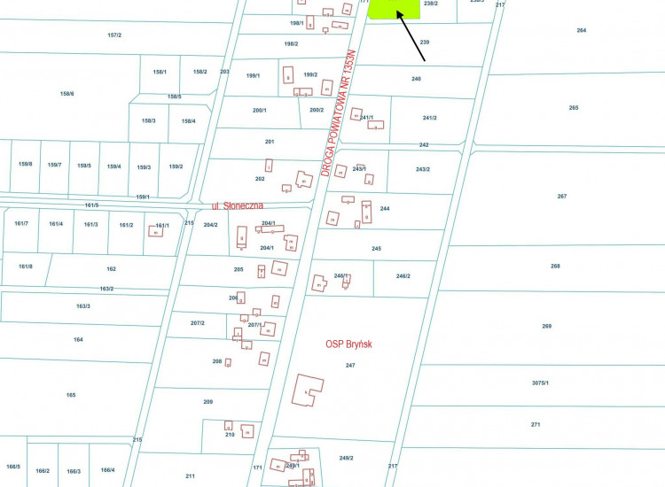 Działka, 1 160 m², Bryńsk Bryńsk