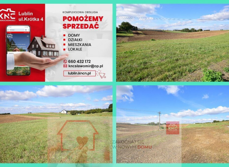 5 działek budowlanych blisko Lublina, wydane WZ. Uniszowice