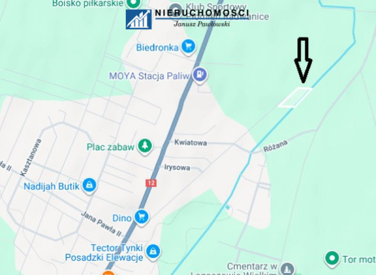 Działka Radwanice ul. Storczykowa Radwanice
