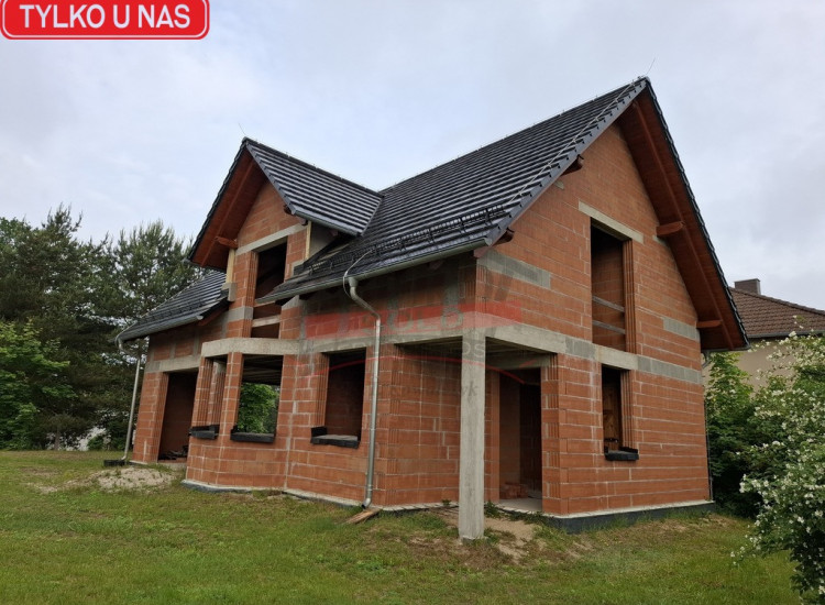 Dylaki, nowy dom  stan surowy, piękna okolica Dylaki