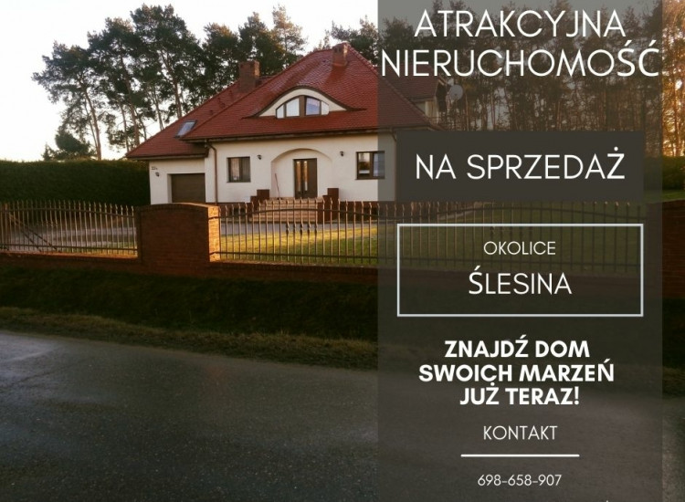 Atrakcyjna Nieruchomość w sąsiedztwie Ślesina Ślesin