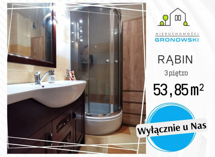 [REZERWACJA] Rąbin | 2 pokoje, garderoba | 53,85 m² w bloku z 2009 roku Inowrocław