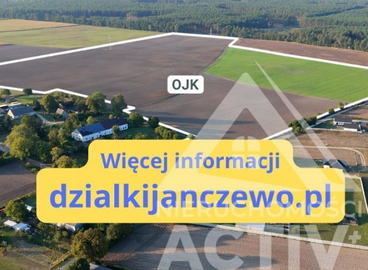Janczewo, OBOK LAS i JEZIORO. Duże działki budowl. Janczewo