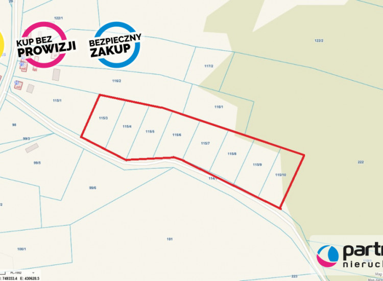 Działka Bożepole Wielkie ul.   Bożepole Wielkie