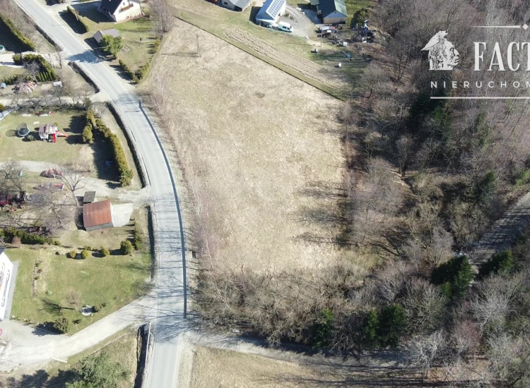 Widokowa działka budowlano-rolna 18,46 ara – Bieśnik, gm. Łużna, 1184S/2026 Bieśnik