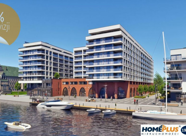 0%, 3 etap inwestycji - apartamentowiec nad Odrą Szczecin