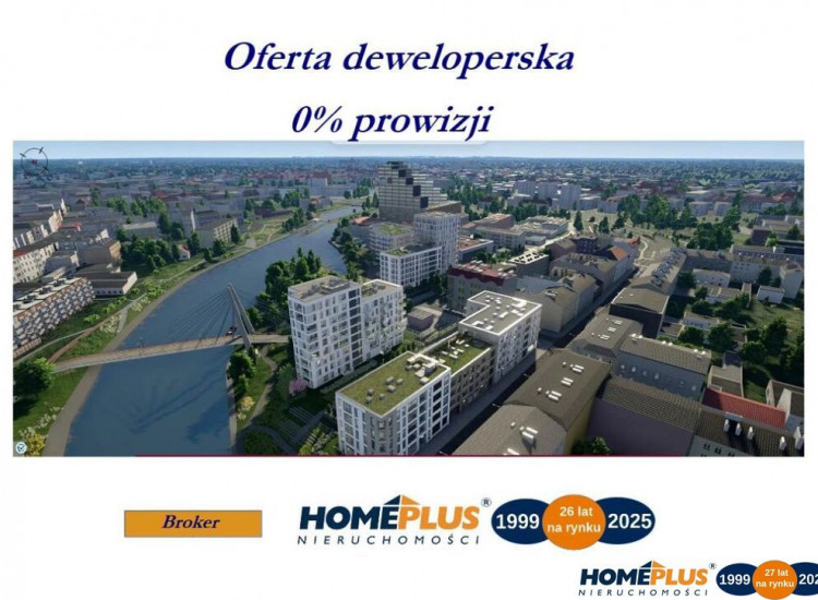 0%, gotowa inwestycja deweloperska nad Brdą Bydgoszcz